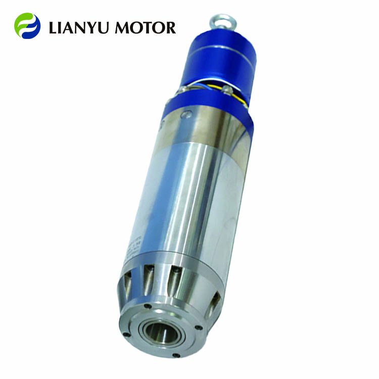 lianyu motor 电主轴 加工中心雕刻切削钻铣 编码器bt30气动自动换刀